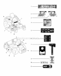 Part Location Diagram of 5061572SM Simplicity Decal, Ignition / Throttle