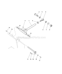 61 Mower Deck - Rear Mount Bars (42356Rm0) Diagram and Parts List for 2690367  Simplicity Lawn Tractor