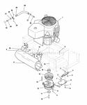 Engine Group - Pto (4235Epg) Diagram and Parts List for 1694764  Simplicity Lawn Tractor