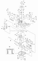 Transmission Service Parts - Tuff Torq K46Q (1721022) Diagram and Parts List for 1694102  Simplicity Lawn Tractor
