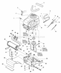 Engine Group - 18Hp Briggs  Stratton (E986767) Diagram and Parts List for 1694800  Simplicity Lawn Tractor