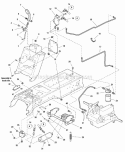 Lift Group - Hydraulic Lift Without Power Steering (985895) Diagram and Parts List for 1694006  Simplicity Lawn Tractor