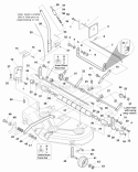44 Mower Deck - Height Adjustment  Roller Bar (985778Aa) Diagram and Parts List for 1693917  Simplicity Lawn Tractor