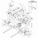 Motion Control Group - SN 201317250  Below Diagram and Parts List for 2690445  Simplicity Lawn Tractor