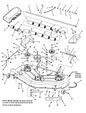 44 Mower Deck Roller Group (Ja44Domf) Diagram and Parts List for 2690475  Simplicity Lawn Tractor