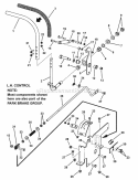 Controls Group - Lh (Javlhcgd) Diagram and Parts List for 2690475  Simplicity Lawn Tractor