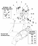 Instrument  Control Panel Group Diagram and Parts List for 2690479  Simplicity Lawn Tractor