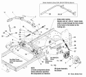 Parking Brake Group Diagram and Parts List for 2690479  Simplicity Lawn Tractor