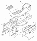 Frame Group (986696) Diagram and Parts List for 2690397  Simplicity Lawn Tractor