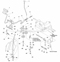 Controls Group (985854) Diagram and Parts List for 1694322  Simplicity Lawn Tractor