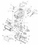 Engine Group - 18Hp Briggs  Stratton (E986683) Diagram and Parts List for 1694835  Simplicity Lawn Tractor