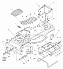 Frame Group (986695) Diagram and Parts List for 1694662  Simplicity Lawn Tractor
