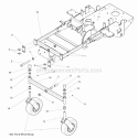 Main Frame  Front Suspension Group (273Frm0) Diagram and Parts List for 2690487  Simplicity Lawn Tractor