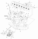 44 Mower Deck - Height Adjustment  Roller Bar Group (987082 987304) Diagram and Parts List for 2690493  Simplicity Lawn Tractor