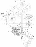 Transmission Group (985949) Diagram and Parts List for 1694264  Simplicity Lawn Tractor