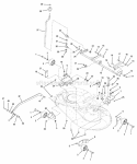 42 Mower Deck - Height Adjustment Group (987558) Diagram and Parts List for 2690611  Simplicity Lawn Tractor