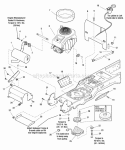 Engine Group - 18Hp Briggs  Stratton Intek Single (986722 986836) Diagram and Parts List for 1694670  Simplicity Lawn Tractor