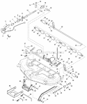 54 Mower Deck - Height Adjustment  Roller Group (986348) Diagram and Parts List for 2690303  Simplicity Lawn Tractor