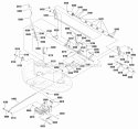 38 Mower Deck - Height Adjustment  Roller Bar Group (2987894) Diagram and Parts List for 2690757  Simplicity Lawn Tractor