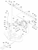 50 Mower Deck - Height Adjustment  Roller Bar Group (987886 987883) Diagram and Parts List for 2690767  Simplicity Lawn Tractor