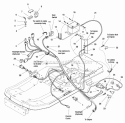 Electrical Group - Main Harness 1734127Sm (987703 987715) Diagram and Parts List for 2690771  Simplicity Lawn Tractor