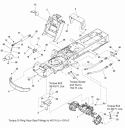 Frame  Front Axle Group - 4Wd (987913) Diagram and Parts List for 2690773  Simplicity Lawn Tractor