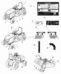 Part Location Diagram of 1734026SM Murray DECAL-TUNNEL