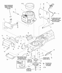 Engine Group - Electric Clutch - 23Hp 25Hp  27Hp Kohler (985906 987438 987439 987591) Diagram and Parts List for 2690255  Simplicity Lawn Tractor