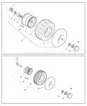 Wheels  Tires Group (W986490 986491 986492 986493 986494 986499 986638 988037) Diagram and Parts List for 1694464  Simplicity Lawn Tractor