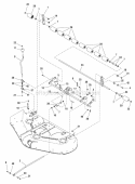 50 Mower Deck - Height Adjustment  Roller Bar Group (2987883 2987886) Diagram and Parts List for 2690789  Simplicity Lawn Tractor
