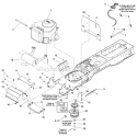 Engine Group - 23Hp Kohler Courage Twin (2987542) Diagram and Parts List for 2690816  Simplicity Lawn Tractor