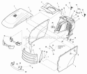 Hood Grille  Dash Group (2988018) Diagram and Parts List for 2690782  Simplicity Lawn Tractor