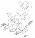 Seat Deck  Fuel Group (2988773 2988784) Diagram and Parts List for 2690849  Simplicity Lawn Tractor