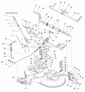 40 Mower Deck - Height Adjustment  Roller Bar Group (987287) Diagram and Parts List for 2690861  Simplicity Lawn Tractor