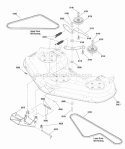 52 Clutch  Support Group - 4Wd (988951) Diagram and Parts List for 2690932  Simplicity Lawn Tractor