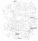 Controls Group (986571 986572 986573 986574 986575) Diagram and Parts List for 2690432  Simplicity Lawn Tractor