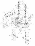 50 Mower Deck - Housing  Arbor Group (2987455 2987457) Diagram and Parts List for 2690965  Simplicity Lawn Tractor