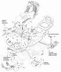 Electrical Group (987063) Diagram and Parts List for 2690965  Simplicity Lawn Tractor