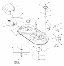 42 Mower Deck - Housing Arbors  Blades Group (987459) Diagram and Parts List for 2690969  Simplicity Lawn Tractor