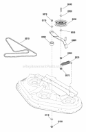 46 Mower Deck - Clutch Group (988064) Diagram and Parts List for 2690970  Simplicity Lawn Tractor