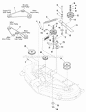 Part Location Diagram of 1720183ASM Murray PULLEY ASSEMBLY, L.H.