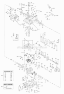 Transmission Service Parts - Tuff Torq K71E With Diff Lock (1721404) Diagram and Parts List for 2690255  Simplicity Lawn Tractor