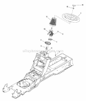 Steering Group - Tilt Steering (987424) Diagram and Parts List for 2691017  Simplicity Lawn Tractor