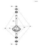 Spindle Assembly (7502226) Diagram and Parts List for 2691097-00  Simplicity Lawn Tractor