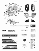 Decal Group (2990379) Diagram and Parts List for 2691098-00  Simplicity Lawn Tractor