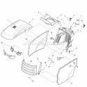 Hood Grille  Dash Group (986844) Diagram and Parts List for 2690822  Simplicity Lawn Tractor