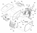 Hood Grille  Dash Group (885787A) Diagram and Parts List for 2691121-00  Simplicity Lawn Tractor