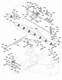 50 Mower Deck - Height Adjust  Roller Group (2990962) Diagram and Parts List for 2691124-00  Simplicity Lawn Tractor