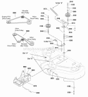 50 Mower Deck - Clutch  Support Group (2984271) Diagram and Parts List for 2690767  Simplicity Lawn Tractor