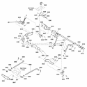 Deck Lift Group Ehoc Frame Hung (2990165) Diagram and Parts List for 2691036-00  Simplicity Lawn Tractor